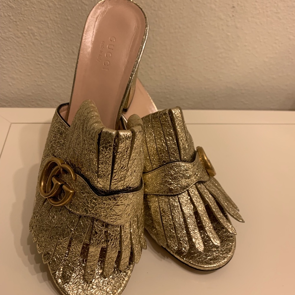 🚫SOLD🚫Gucci Marmont Slides - Picture 5 of 6